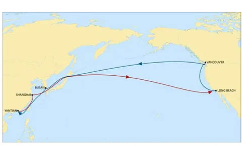 这些中美海运航线如何选