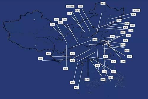 跨境电商综合试验区分布图