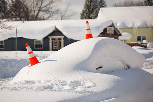 大雪封路美国尾程延误